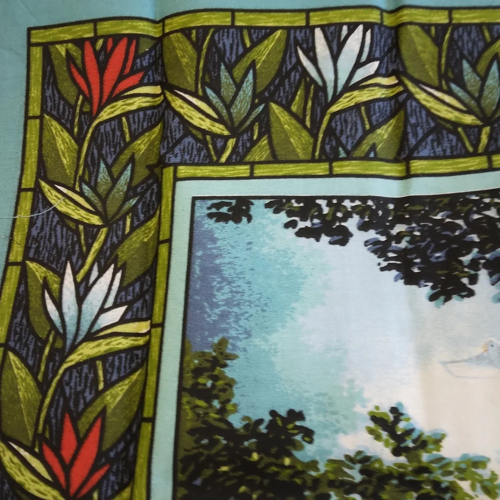FABRIC PANEL "The Lord In My Shepherd 1 Ydx42 In Makes Lap Quilt Or Wall Hanging - Picture 8 of 11